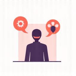 Icon representing communication and problem solving